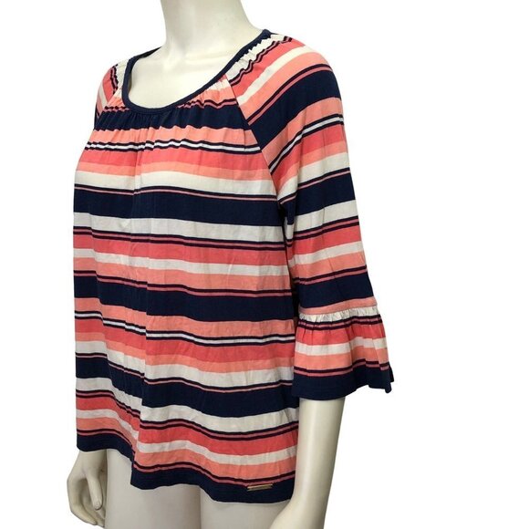 MICHAEL KORS RUFFLE ELBOW SLEEVE TOP‎ MD - Picture 2 of 5